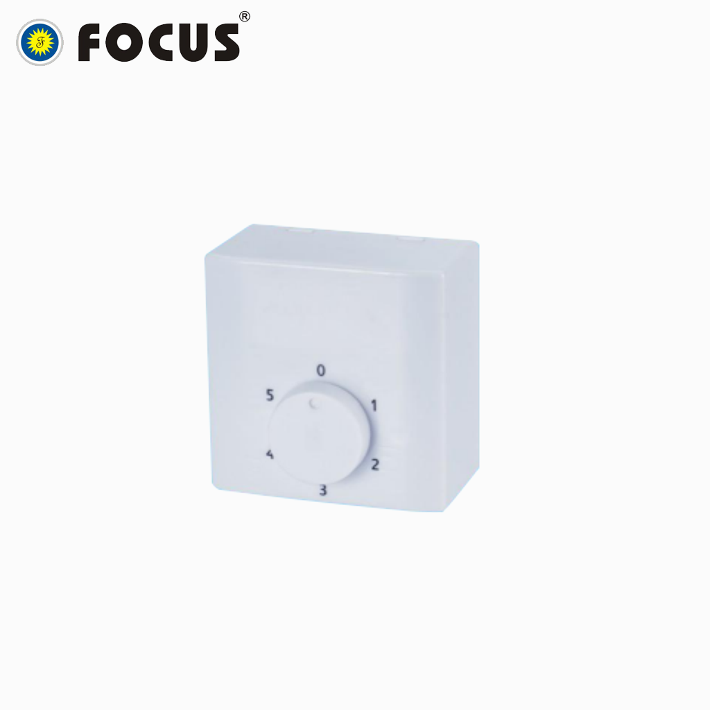 High Quality FOCUS Wall Mounted 3*3 PP Ceiling FAN Regulator Switch