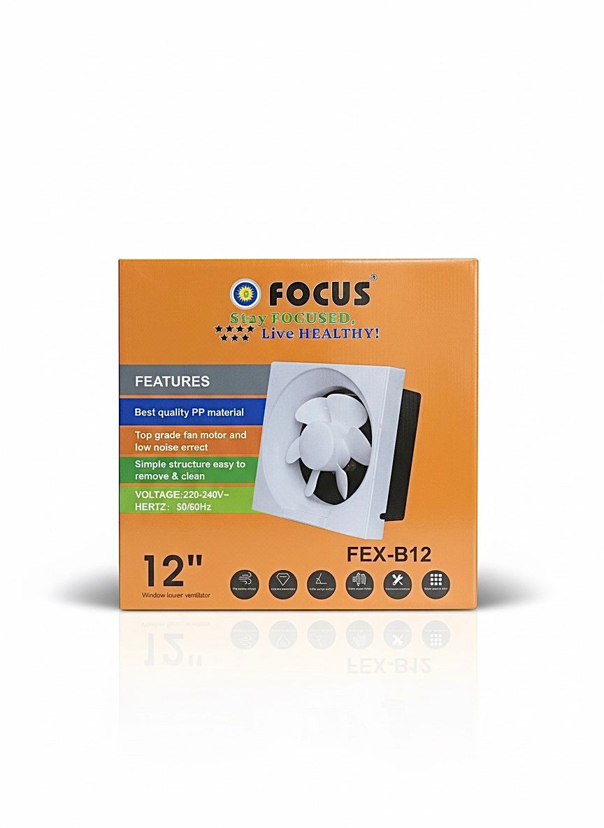FOCUS EXHAUST FAN (WINDOW LOUVER VENTILATOR)