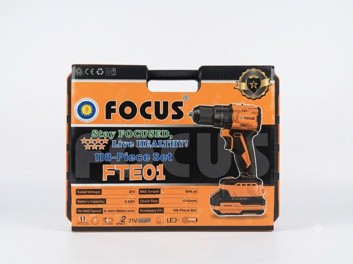 FOCUS BRUSHLESS DRILLING TOOL KIT