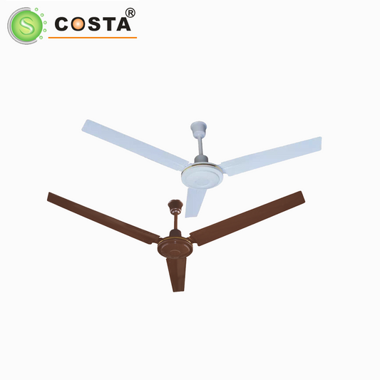 COSTA 56 Inch Ceiling Fan White and Brown Options